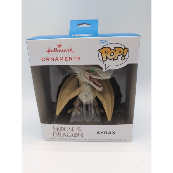 HALLMARK ORNAMENT ~ FUNKO POP ~ HOUSE OF THE DRAGON ~ SYRAX ~ 2024 *NEW - Picture 1 of 2